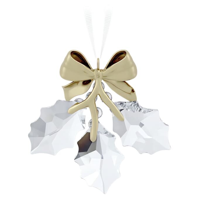 Adorno «Holiday Magic» con hojas de acebo Adorno «Holiday Magic» con hojas de acebo