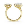 Anillo con bisel octogonal, diamantes cultivados en laboratorio, 4,10 ct en total, forma octogonal, oro amarillo de 18 quilates Anillo con bisel octogonal, diamantes cultivados en laboratorio, 4,10 ct en total, forma octogonal, oro amarillo de 18 quilates