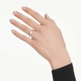 Anillo con engaste octogonal, diamantes cultivados en laboratorio, 1,0 ct en total, forma octogonal, oro amarillo de 14K Anillo con engaste octogonal, diamantes cultivados en laboratorio, 1,0 ct en total, forma octogonal, oro amarillo de 14K