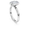 Anillo con engaste octogonal, diamantes cultivados en laboratorio, 2,0 quilates en total, forma octogonal, oro blanco de 14 quilates Anillo con engaste octogonal, diamantes cultivados en laboratorio, 2,0 quilates en total, forma octogonal, oro blanco de 14 quilates