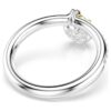 Anillo con motivo Idyllia, cortes variados, corazón, rosa, acabado en metales mixtos Anillo con motivo Idyllia, cortes variados, corazón, rosa, acabado en metales mixtos
