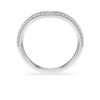 Anillo de banda en V «Eternity» con diamantes cultivados en laboratorio, 0,25 quilates en total, forma redonda, oro blanco de 14 quilates Anillo de banda en V «Eternity» con diamantes cultivados en laboratorio, 0,25 quilates en total, forma redonda, oro blanco de 14 quilates