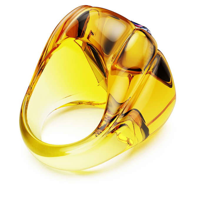 Anillo de cóctel Dulcis, talla cojín, pavé, amarillo Anillo de cóctel Dulcis, talla cojín, pavé, amarillo
