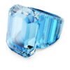 Anillo de cóctel Lucent con corte octogonal, azul Anillo de cóctel Lucent con corte octogonal, azul