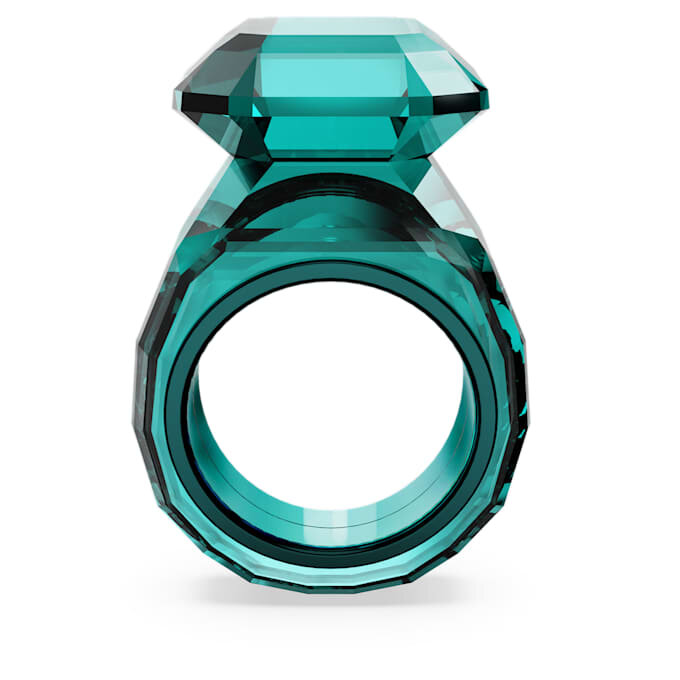 Anillo de cóctel Lucent con corte octogonal, verde Anillo de cóctel Lucent con corte octogonal, verde