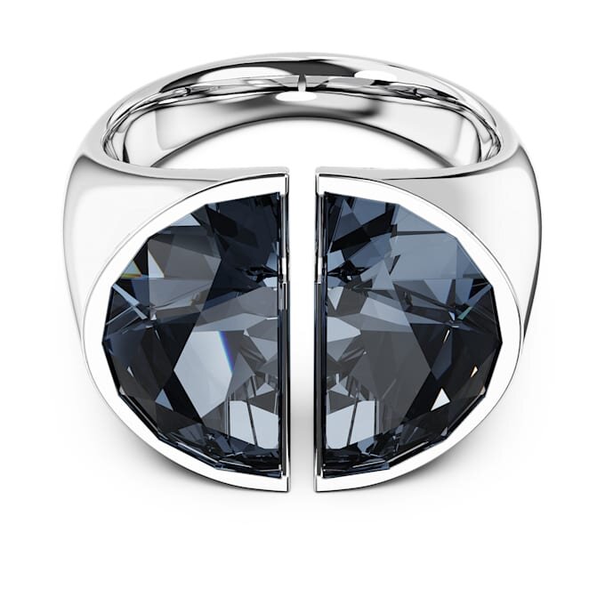 Anillo de cóctel Lucent gris, chapado en rodio Anillo de cóctel Lucent gris, chapado en rodio
