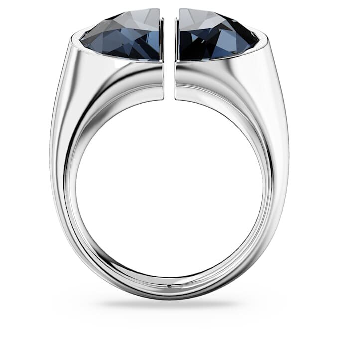 Anillo de cóctel Lucent gris, chapado en rodio Anillo de cóctel Lucent gris, chapado en rodio
