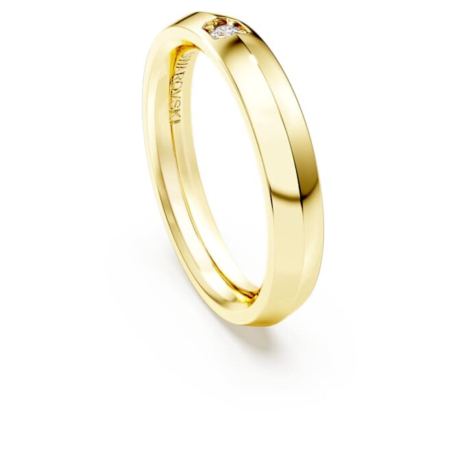 Anillo de eternidad con diamantes cultivados en laboratorio, 0,05 quilates en total, forma redonda, oro amarillo de 14 quilates Anillo de eternidad con diamantes cultivados en laboratorio, 0,05 quilates en total, forma redonda, oro amarillo de 14 quilates