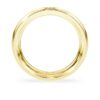 Anillo de eternidad con diamantes cultivados en laboratorio, 0,05 quilates en total, forma redonda, oro amarillo de 14 quilates Anillo de eternidad con diamantes cultivados en laboratorio, 0,05 quilates en total, forma redonda, oro amarillo de 14 quilates