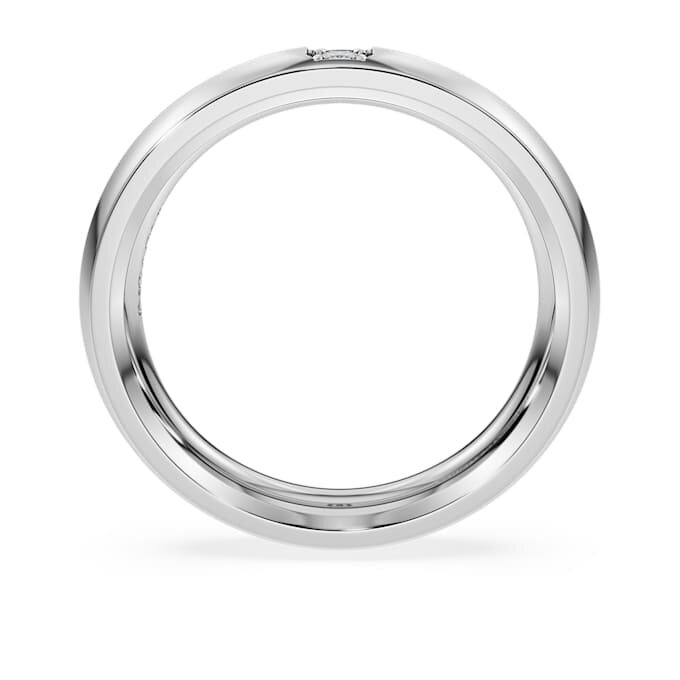 Anillo de eternidad con diamantes cultivados en laboratorio, 0,05 quilates en total, forma redonda, oro blanco de 14 quilates Anillo de eternidad con diamantes cultivados en laboratorio, 0,05 quilates en total, forma redonda, oro blanco de 14 quilates