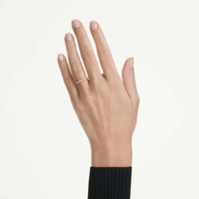 Anillo de eternidad con diamantes cultivados en laboratorio, 0,2 ct en total, forma redonda, oro amarillo de 14K Anillo de eternidad con diamantes cultivados en laboratorio, 0,2 ct en total, forma redonda, oro amarillo de 14K