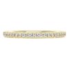 Anillo de eternidad con diamantes cultivados en laboratorio, 0,2 ct en total, forma redonda, oro amarillo de 14K Anillo de eternidad con diamantes cultivados en laboratorio, 0,2 ct en total, forma redonda, oro amarillo de 14K