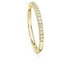 Anillo de eternidad con diamantes cultivados en laboratorio, 0,2 ct en total, forma redonda, oro amarillo de 14K Anillo de eternidad con diamantes cultivados en laboratorio, 0,2 ct en total, forma redonda, oro amarillo de 14K