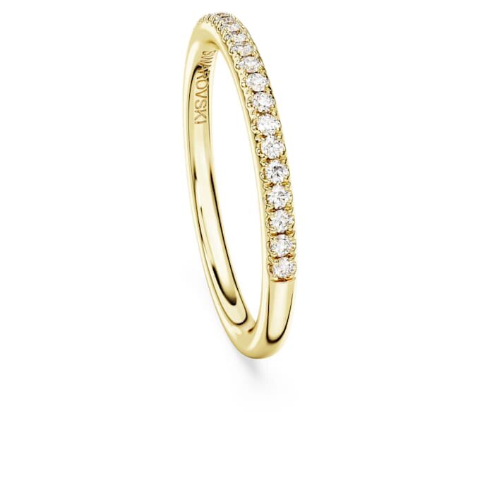 Anillo de eternidad con diamantes cultivados en laboratorio, 0,2 ct en total, forma redonda, oro amarillo de 14K Anillo de eternidad con diamantes cultivados en laboratorio, 0,2 ct en total, forma redonda, oro amarillo de 14K