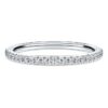 Anillo de eternidad con diamantes cultivados en laboratorio, 0,2 quilates en total, forma redonda, oro blanco de 14 quilates Anillo de eternidad con diamantes cultivados en laboratorio, 0,2 quilates en total, forma redonda, oro blanco de 14 quilates