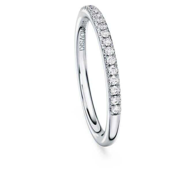 Anillo de eternidad con diamantes cultivados en laboratorio, 0,2 quilates en total, forma redonda, oro blanco de 14 quilates Anillo de eternidad con diamantes cultivados en laboratorio, 0,2 quilates en total, forma redonda, oro blanco de 14 quilates