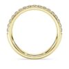 Anillo de eternidad con diamantes cultivados en laboratorio, 0,4 quilates en total, forma redonda, oro amarillo de 14 quilates Anillo de eternidad con diamantes cultivados en laboratorio, 0,4 quilates en total, forma redonda, oro amarillo de 14 quilates