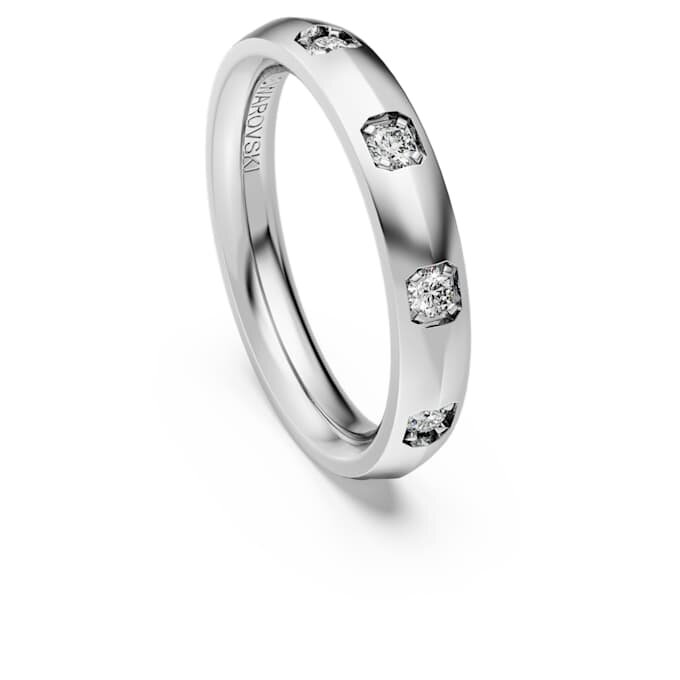 Anillo de eternidad con diamantes cultivados en laboratorio, 0,5 ct en total, forma redonda, oro blanco de 14K Anillo de eternidad con diamantes cultivados en laboratorio, 0,5 ct en total, forma redonda, oro blanco de 14K