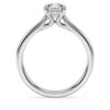 Anillo de eternidad con diamantes cultivados en laboratorio, 1 Ct Tw, forma redonda, oro blanco de 14K Anillo de eternidad con diamantes cultivados en laboratorio, 1 Ct Tw, forma redonda, oro blanco de 14K