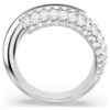 Anillo Dextera blanco, chapado en rodio Anillo Dextera blanco, chapado en rodio