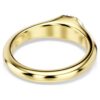 Anillo Dextera con cortes variados, blanco, chapado en tono dorado Anillo Dextera con cortes variados, blanco, chapado en tono dorado