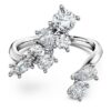 Anillo Galaxy Bypass con diamantes cultivados en laboratorio de 1,25 quilates en total, formas variadas, oro blanco de 14 quilates Anillo Galaxy Bypass con diamantes cultivados en laboratorio de 1,25 quilates en total, formas variadas, oro blanco de 14 quilates