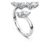 Anillo Galaxy Bypass con diamantes cultivados en laboratorio de 1,25 quilates en total, formas variadas, oro blanco de 14 quilates Anillo Galaxy Bypass con diamantes cultivados en laboratorio de 1,25 quilates en total, formas variadas, oro blanco de 14 quilates