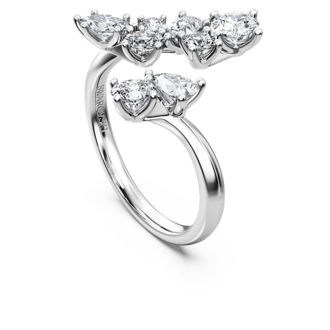 Anillo Galaxy Bypass con diamantes cultivados en laboratorio de 1,25 quilates en total, formas variadas, oro blanco de 14 quilates Anillo Galaxy Bypass con diamantes cultivados en laboratorio de 1,25 quilates en total, formas variadas, oro blanco de 14 quilates