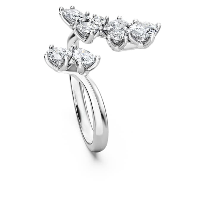 Anillo Galaxy Bypass con diamantes cultivados en laboratorio de 1,25 quilates en total, formas variadas, oro blanco de 14 quilates Anillo Galaxy Bypass con diamantes cultivados en laboratorio de 1,25 quilates en total, formas variadas, oro blanco de 14 quilates