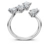 Anillo Galaxy Bypass con diamantes cultivados en laboratorio de 1,25 quilates en total, formas variadas, oro blanco de 14 quilates Anillo Galaxy Bypass con diamantes cultivados en laboratorio de 1,25 quilates en total, formas variadas, oro blanco de 14 quilates