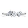 Anillo Galaxy con diamantes cultivados en laboratorio, 0,43 ct en total, formas variadas, plata de ley Anillo Galaxy con diamantes cultivados en laboratorio, 0,43 ct en total, formas variadas, plata de ley