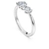 Anillo Galaxy con diamantes cultivados en laboratorio, 0,43 ct en total, formas variadas, plata de ley Anillo Galaxy con diamantes cultivados en laboratorio, 0,43 ct en total, formas variadas, plata de ley