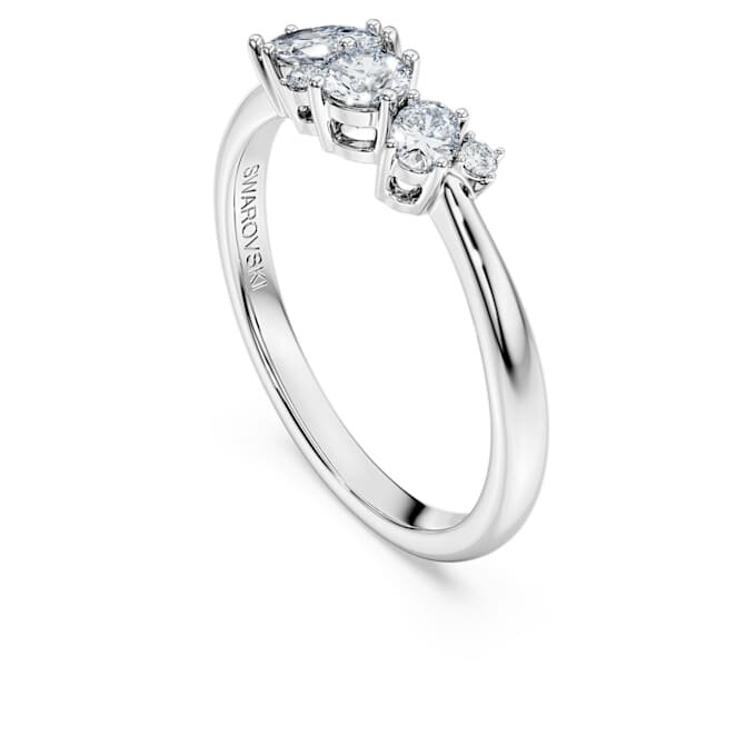Anillo Galaxy con diamantes cultivados en laboratorio, 0,43 ct en total, formas variadas, plata de ley Anillo Galaxy con diamantes cultivados en laboratorio, 0,43 ct en total, formas variadas, plata de ley