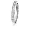 Anillo Matrix blanco, chapado en rodio Anillo Matrix blanco, chapado en rodio