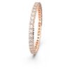 Anillo Matrix Vittore de corte redondo, blanco, chapado en tono oro rosa Anillo Matrix Vittore de corte redondo, blanco, chapado en tono oro rosa