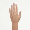 Anillo solitario «Eternity» con diamantes cultivados en laboratorio, 0,25 quilates en total, forma redonda, plata de ley Anillo solitario «Eternity» con diamantes cultivados en laboratorio, 0,25 quilates en total, forma redonda, plata de ley