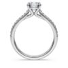 Anillo solitario Eternity con diamantes cultivados en laboratorio, 1,2 ct en total, forma redonda, oro blanco de 14K Anillo solitario Eternity con diamantes cultivados en laboratorio, 1,2 ct en total, forma redonda, oro blanco de 14K
