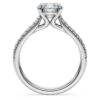 Anillo solitario Eternity con diamantes cultivados en laboratorio, 1,7 quilates en total, forma redonda, oro blanco de 14 quilates Anillo solitario Eternity con diamantes cultivados en laboratorio, 1,7 quilates en total, forma redonda, oro blanco de 14 quilates