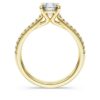 Anillo solitario Eternity con diamantes cultivados en laboratorio de 1,2 quilates en total, forma redonda, oro amarillo de 14 quilates Anillo solitario Eternity con diamantes cultivados en laboratorio de 1,2 quilates en total, forma redonda, oro amarillo de 14 quilates