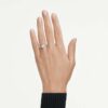 Anillo solitario «Eternity Halo» con diamantes cultivados en laboratorio, 0,45 quilates en total, forma redonda, plata de ley Anillo solitario «Eternity Halo» con diamantes cultivados en laboratorio, 0,45 quilates en total, forma redonda, plata de ley