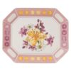 Bandeja Idyllia de porcelana, motivo de cristal, flores, grande, rosa Bandeja Idyllia de porcelana, motivo de cristal, flores, grande, rosa