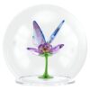 Bola de cristal Idyllia con mariposa y flor Bola de cristal Idyllia con mariposa y flor