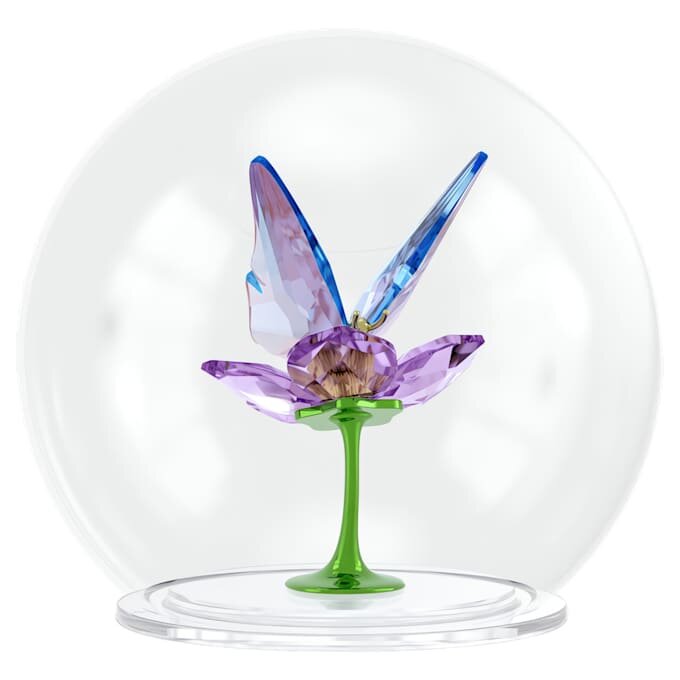 Bola de cristal Idyllia con mariposa y flor Bola de cristal Idyllia con mariposa y flor