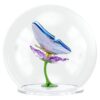 Bola de cristal Idyllia con mariposa y flor Bola de cristal Idyllia con mariposa y flor