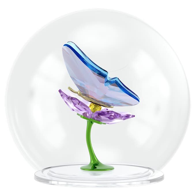 Bola de cristal Idyllia con mariposa y flor Bola de cristal Idyllia con mariposa y flor