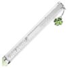Bolígrafo Crystalline Clover, verde, lacado en verde, cromado