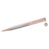 Bolígrafo Crystalline con forma de corazón, tono oro rosa, lacado en rosa, chapado en tono oro rosa Bolígrafo Crystalline con forma de corazón, tono oro rosa, lacado en rosa, chapado en tono oro rosa