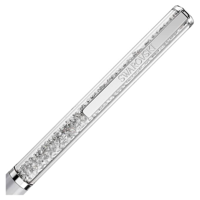 Bolígrafo Crystalline gris, lacado en gris, cromado Bolígrafo Crystalline gris, lacado en gris, cromado
