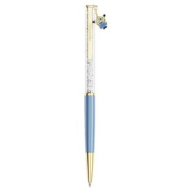 Bolígrafo Crystalline Minions, azul, chapado en tono dorado