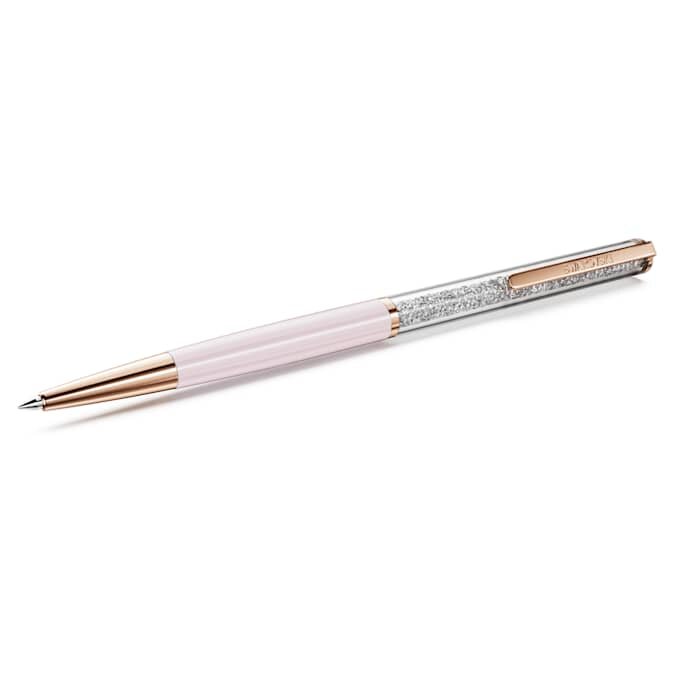 Bolígrafo Crystalline rosa, lacado en rosa, chapado en tono oro rosa Bolígrafo Crystalline rosa, lacado en rosa, chapado en tono oro rosa